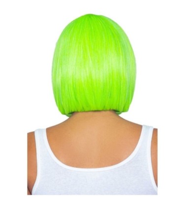 LEG AVENUE - PELUCA BOB FLUORESCENTE VERDE NEON
