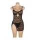 SUBBLIME - 954185 BABYDOLL DE ENCAJE CON TIRANTES AJUSTABLES NEGRO S/M