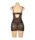 SUBBLIME - 954185 BABYDOLL DE ENCAJE CON TIRANTES AJUSTABLES NEGRO S/M