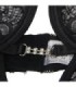 SUBBLIME - 954185 BABYDOLL DE ENCAJE CON TIRANTES AJUSTABLES NEGRO S/M