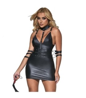 SUBBLIME - 954413 BODY BONDAGE DE CUERO NEGRO L/XL