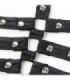 SUBBLIME - 954413 BODY BONDAGE DE CUERO NEGRO L/XL