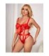 SUBBLIME - 954468 BODY SEXY CALADO CON LAZO ROJO S/M