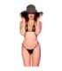 CHILIROSE - CR 4840 MICRO BIKINI NEGRO S/M