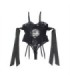 SUBBLIME - 955502 BODY DE ENCAJE CON LAZOS Y LIGAS NEGRO L/XL
