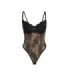SUBBLIME - 955618 BODY DE ENCAJE CON CIERRE INFERIOR NEGRO S/M