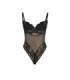 SUBBLIME - 955618 BODY DE ENCAJE CON CIERRE INFERIOR NEGRO S/M