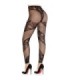 LEG AVENUE - MALLAS SIN PIE DE ENCAJE Y TRANSPARENCIA NEGRO