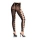 LEG AVENUE - MEDIAS OPACAS SIN COSTURAS CON CORTE EN LOS PIES NEGRO