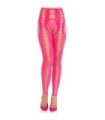 LEG AVENUE - MEDIAS OPACAS SIN TIRANTES Y COSTURAS ROSA NEÓN