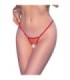CHILIROSE - CR 4856 MICRO TANGA REJILLA ROJO L/XL