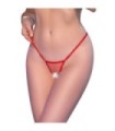 CHILIROSE - CR 4856 MICRO TANGA REJILLA ROJO L/XL