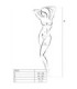 PASSION - WOMAN BS019 BODYSTOCKING NEGRO TALLA ÚNICA