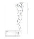 PASSION - WOMAN BS020 BODYSTOCKING NEGRO TALLA ÚNICA