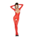 PASSION - WOMAN BS031 BODYSTOCKING ROJO TALLA ÚNICA