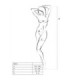 PASSION - WOMAN BS031 BODYSTOCKING ROJO TALLA ÚNICA