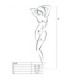 PASSION - WOMAN BS036 BODYSTOCKING NEGRO TALLA ÚNICA