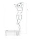PASSION - WOMAN BS038 BODYSTOCKING NEGRO TALLA ÚNICA