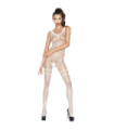 PASSION - WOMAN BS045 BODYSTOCKING BLANCO TALLA ÚNICA