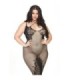 LEG AVENUE - VESTIDO EN CUERPO DE RED 1X-2X