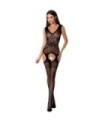 PASSION - WOMAN BS062 BODYSTOCKING NEGRO TALLA ÚNICA