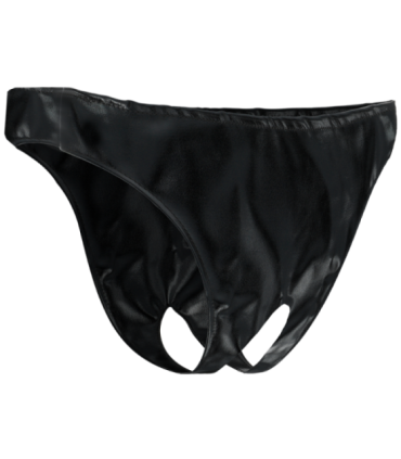 DARKNESS - PANTIES CON ABERTURA UNISEX TALLA ÚNICA