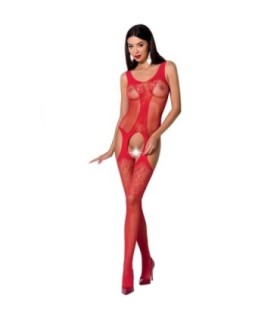 PASSION - WOMAN BS072 BODYSTOCKING TALLA ÚNICA ROJO