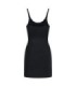 BYE-BRA - SINGLE VESTIDO INVISIBLE NEGRO TALLA XXL