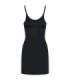 BYE-BRA - SINGLE VESTIDO INVISIBLE NEGRO TALLA XXL