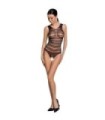 PASSION - WOMAN BS086 BODYSTOCKING NEGRO TALLA ÚNICA