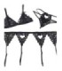 SUBBLIME - SET 3 PIEZAS SUJETADOR + LIGUERO + TANGA L/XL