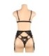 SUBBLIME - SET 3 PIEZAS SUJETADOR + LIGUERO + TANGA L/XL