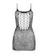 PASSION - BS096 BODYSTOCKING NEGRO TALLA ÚNICA