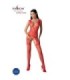 PASSION - BS099 BODYSTOCKING ROJO TALLA ÚNICA