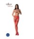 PASSION - S027 MEDIAS CON LIGUERO ROJO TALLA ÚNICA