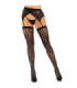 LEG AVENUE - MEDIAS ENCAJE & LIGUERO NEGRO