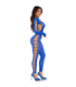 LEG AVENUE - BODYSTOCKING TOBILLO RECKLESS AZUL