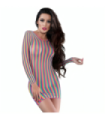 CHILIROSE - CR 4334 VESTIDO MULTICOLOR S/M