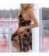 LIVCO CORSETTI FASHION - KARONIN LC 90628 FALDA + PANTY NEGRO L/XL