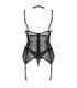 LIVCO CORSETTI FASHION - GIELLANDRA FOR THE SENSES COLLECTION CORSET + PANTY NEGRO L/XL