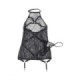 SUBBLIME - VESTIDO TRANSPARENTE CUELLO HALTER NEGRO S/M