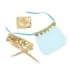 SUBBLIME - SET DE LENCERIA INDIA STYLE AZUL L/XL
