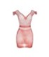 SUBBLIME - 951924 VESTIDO DE REJILLA CROCHÉ CORTO ROJO TALLA ÚNICA