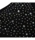 SUBBLIME - 952174 BODYSTOCKING DE REJILLA CON GUANTES Y DIAMANTES NEGRO TALLA ÚNICA