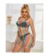 SUBBLIME - 952365 VESTIDO DE REJILLA HOMBROS DESCUBIERTOS ARCOIRIS TALLA ÚNICA