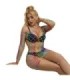 SUBBLIME - 952426 VESTIDO DE REJILLA MANGA LARGA ARCOIRIS TALLA ÚNICA