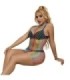 SUBBLIME - 952433 VESTIDO DE REJILLA SIN MANGAS CON CUELLO ALTO ARCOIRIS TALLA ÚNICA