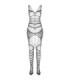 PASSION - BS 102 BODYSTOCKING NEGRO TALLA ÚNICA