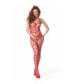PASSION - BS 102 BODYSTOCKING ROJO TALLA ÚNICA