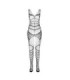PASSION - BS 102 BODYSTOCKING ROJO TALLA ÚNICA
